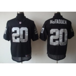 Nike Oakland Raiders #20 Darren McFadden Black Elite Jersey