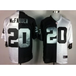 Nike Oakland Raiders #20 Darren McFadden Black/White Two Tone Elite Jersey