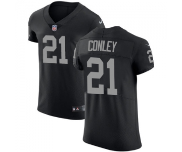 Nike Oakland Raiders #21 Gareon Conley Black Team Color Men's Stitched NFL Vapor Untouchable Elite Jersey