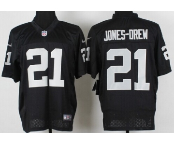 Nike Oakland Raiders #21 Maurice Jones-Drew Black Elite Jersey