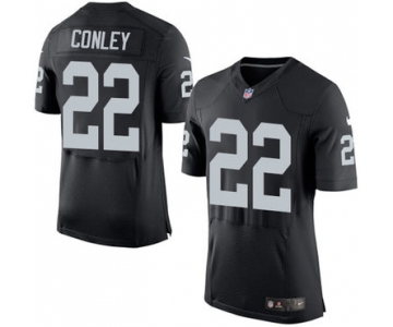 Nike Oakland Raiders #22 Gareon Conley Black Team Color Men's Stitched NFL New Elite Jersey