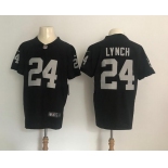 Nike Oakland Raiders #24 Marshawn Lynch Vapor Untouchable Black Elite Player Jersey