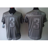 Nike Oakland Raiders #3 Carson Palmer Gray Shadow Elite Jersey