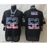 Nike Oakland Raiders #52 Khalil Mack 2014 USA Flag Fashion Black Elite Jersey