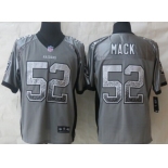 Nike Oakland Raiders #52 Khalil Mack Drift Fashion Gray Elite Jersey