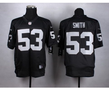 Nike Oakland Raiders #53 Malcolm Smith  Black Elite Jersey