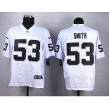 Nike Oakland Raiders #53 Malcolm Smith  White Elite Jersey