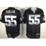 Nike Oakland Raiders #55 Rolando McClain Black Elite Jersey