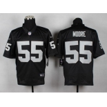 Nike Oakland Raiders #55 Sio Moore Black Elite Jersey