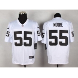 Nike Oakland Raiders #55 Sio Moore White Elite Jersey