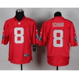 Nike Oakland Raiders #8 Matt Schaub 2014 QB Red Elite Jersey