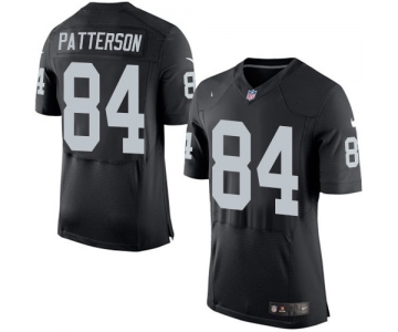 Nike Oakland Raiders #84 Cordarrelle Patterson Black Team Color Men's Stitched NFL New Elite Jersey