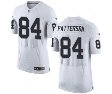 Nike Oakland Raiders #84 Cordarrelle Patterson White Men's Stitched NFL New Elite Jersey