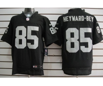 Nike Oakland Raiders #85 Darrius Heyward-Bey Black Elite Jersey