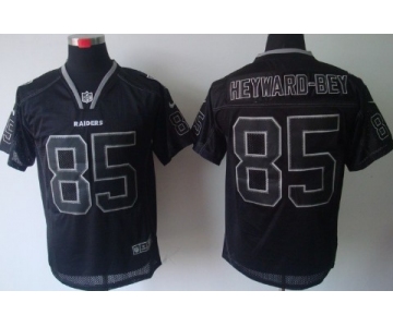 Nike Oakland Raiders #85 Darrius Heyward-Bey Lights Out Black Elite Jersey