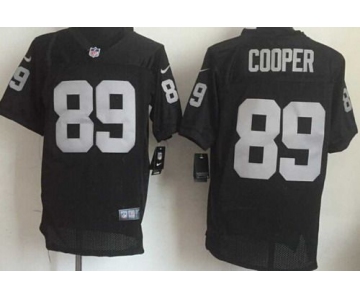 Nike Oakland Raiders #89 Amari Cooper Black Elite Jersey