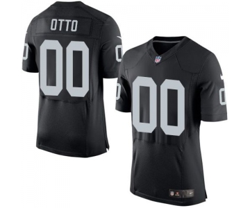 Nike Raiders #00 Jim Otto Black Team Color Men's Stitched NFL New Elite Jersey