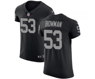 Nike Raiders #53 NaVorro Bowman Black Team Color Men's Stitched NFL Vapor Untouchable Elite Jersey