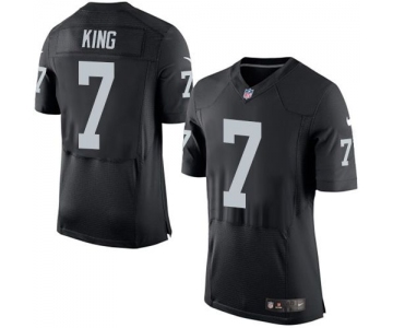 Nike Raiders #7 Marquette King Black Team Color Men's Stitched NFL New Elite Jersey