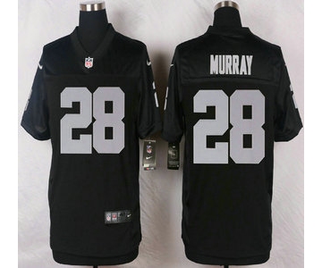 Oakland Raiders #28 Latavius Murray Nike Black Elite Jersey