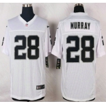 Oakland Raiders #28 Latavius Murray Nike White Elite Jersey