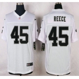 Oakland Raiders #45 Marcel Reece Nike White Elite Jersey