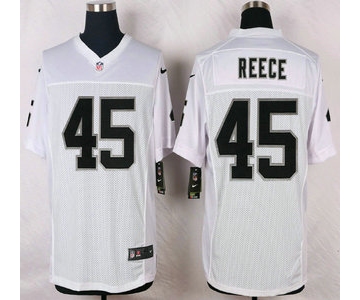 Oakland Raiders #45 Marcel Reece Nike White Elite Jersey