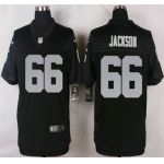 Oakland Raiders #66 Gabe Jackson Nike Black Elite Jersey