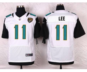 Men's Jacksonville Jaguars #11 Marqise Lee White Road NFL Nike Elite Jersey