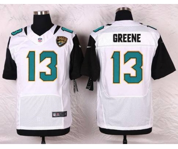 Men's Jacksonville Jaguars #13 Rashad Greene White Road NFL Nike Elite Jersey