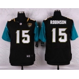 Men's Jacksonville Jaguars #15 Allen Robinson Black Team Color NFL Nike Elite Jersey