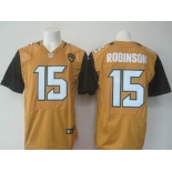 Men's Jacksonville Jaguars #15 Allen Robinson Nike Gold Color Rush 2015 NFL Elite Jersey