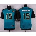 Men's Jacksonville Jaguars #15 Allen Robinson Teal Green Alternate NFL Nike Elite Jersey