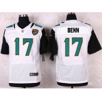 Men's Jacksonville Jaguars #17 Arrelious Benn White Road NFL Nike Elite Jersey
