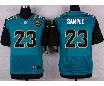 Men's Jacksonville Jaguars #23 Ames Sample Teal Green Alternate NFL Nike Elite Jersey