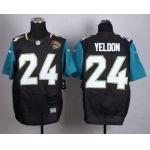 Men's Jacksonville Jaguars #24 T. J. Yeldon 2013 Nike Black Elite Jersey