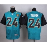 Men's Jacksonville Jaguars #24 T. J. Yeldon 2013 Nike Green Elite Jersey