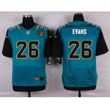 Men's Jacksonville Jaguars #26 Josh Evans Teal Green Alternate NFL Nike Elite Jersey