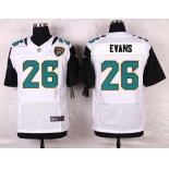 Men's Jacksonville Jaguars #26 Josh Evans White Road NFL Nike Elite Jersey