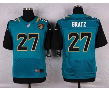 Men's Jacksonville Jaguars #27 Dwayne Gratz Teal Green Alternate NFL Nike Elite Jersey