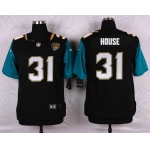 Men's Jacksonville Jaguars #31 Davon House Black Team Color NFL Nike Elite Jersey