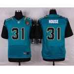 Men's Jacksonville Jaguars #31 Davon House Teal Green Alternate NFL Nike Elite Jersey