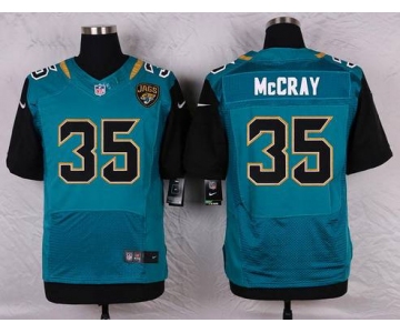Men's Jacksonville Jaguars #35 Demetrius McCray Teal Green Alternate NFL Nike Elite Jersey