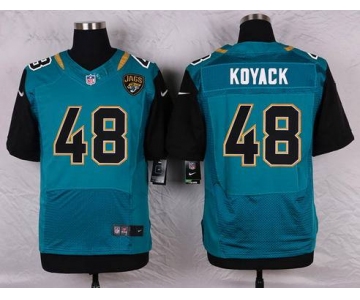 Men's Jacksonville Jaguars #48 Ben Koyack Teal Green Alternate NFL Nike Elite Jersey