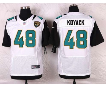 Men's Jacksonville Jaguars #48 Ben Koyack White Road NFL Nike Elite Jersey