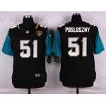 Men's Jacksonville Jaguars #51 Paul Posluszny Black Team Color NFL Nike Elite Jersey