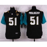 Men's Jacksonville Jaguars #51 Paul Posluszny Black Team Color NFL Nike Elite Jersey