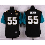 Men's Jacksonville Jaguars #55 Dan Skuta Black Team Color NFL Nike Elite Jersey