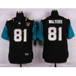 Men's Jacksonville Jaguars #81 Bryan Walters Black Team Color NFL Nike Elite Jersey