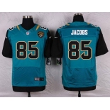 Men's Jacksonville Jaguars #85 Nic Jacobs Teal Green Alternate NFL Nike Elite Jersey